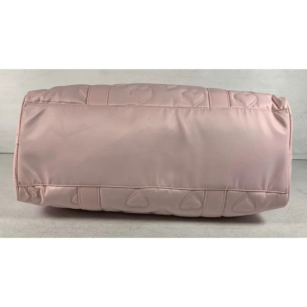 Stoney Clover Lane Target Pink Heart Duffle Bag Weekender NWT Crossbody